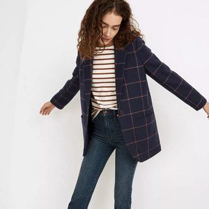 NWOT Larsen Blazer in Windowpane - XXS